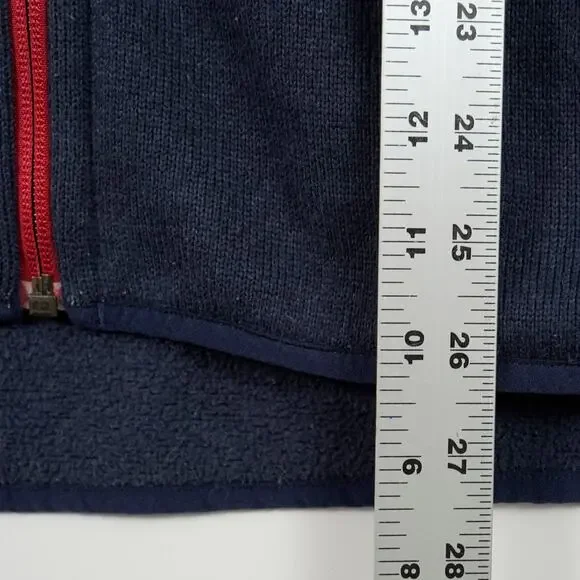 Patagonia Men’s Performance Better Sweater Hoody Blue/Navy Red Zippers Size M - Picture 7 of 12